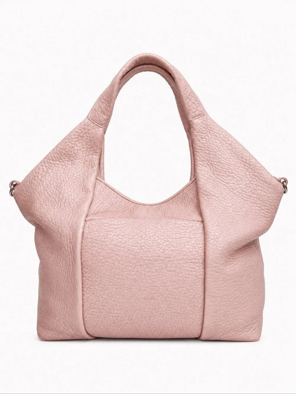 Vince CAMUTO Precious Blush Lambskin Steph Hobo Nappy Tote Bag